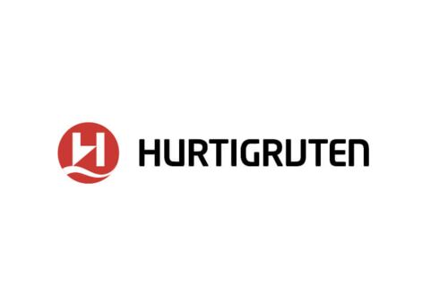 Logo der Reederei Hurtigruten