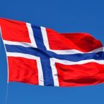 Die Flagge von Norwegen